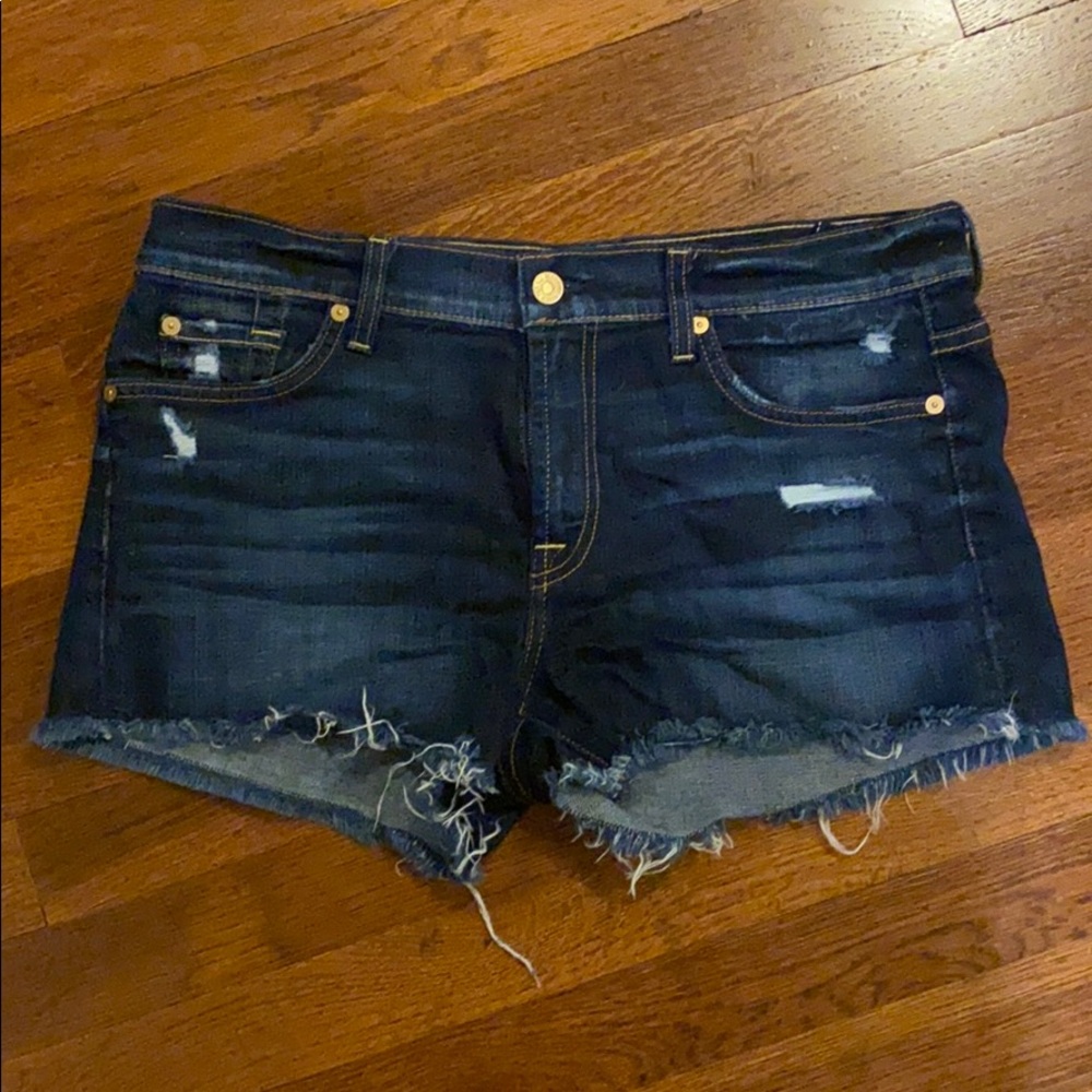 7 for all Mankind - Denim Cutoff Shorts